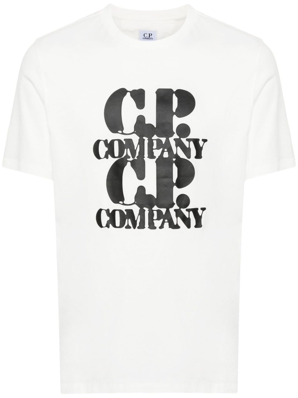 C.P. Company T-Shirt mit Logo-Print - Weiß von C.P. Company