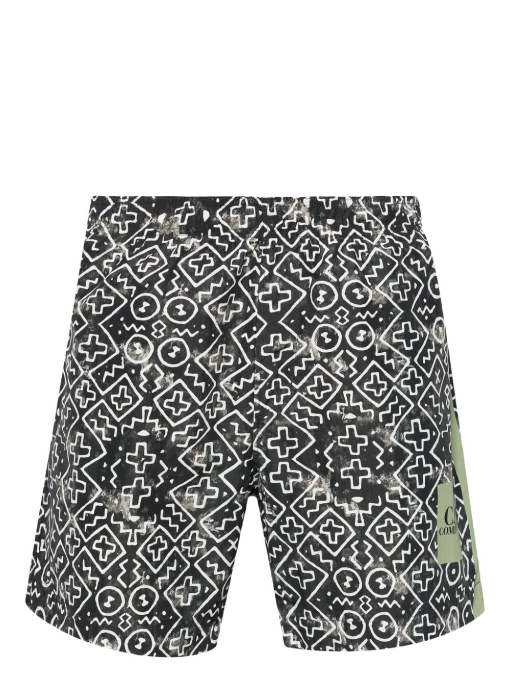 C.P. Company Badeshorts mit Baja-Print - Grün von C.P. Company