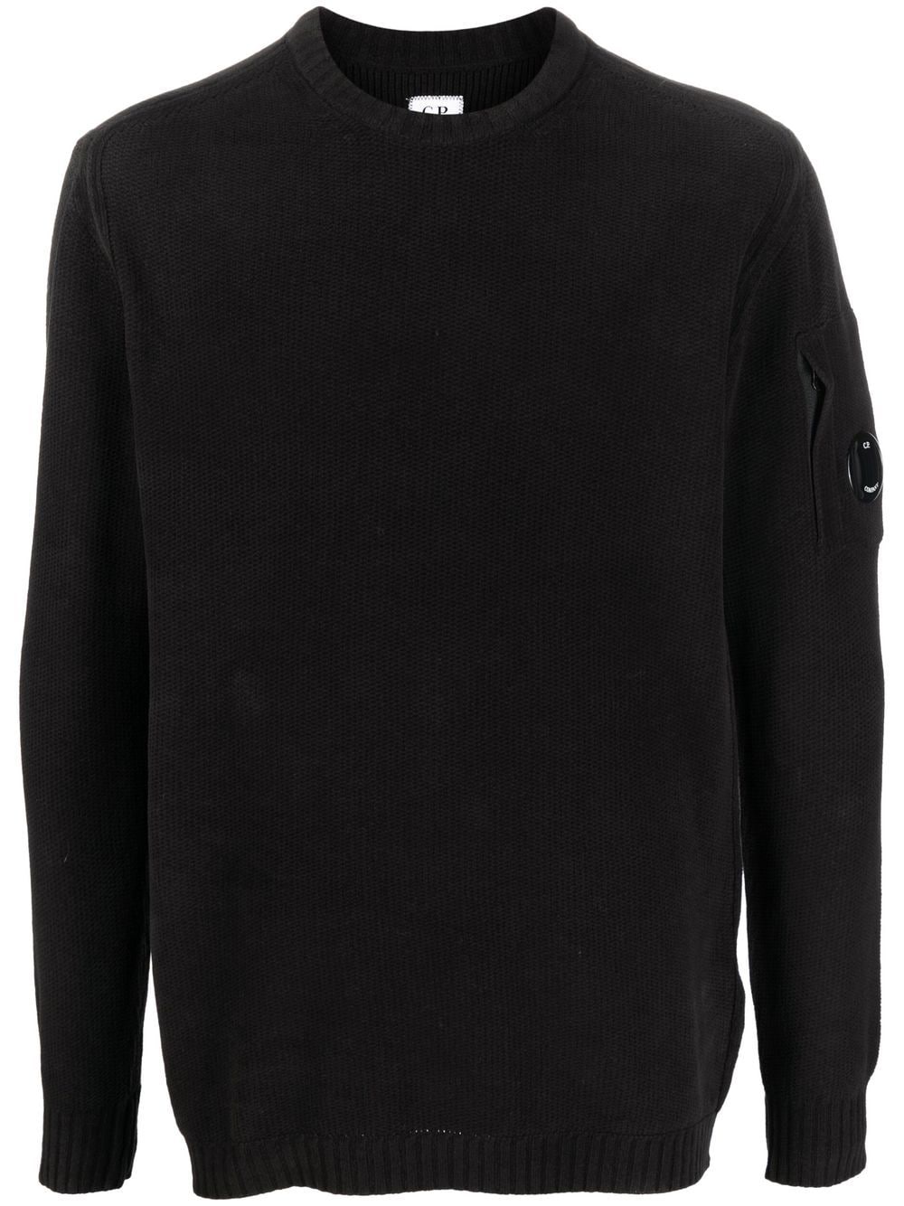 C.P. Company Pullover mit rundem Ausschnitt - Schwarz von C.P. Company