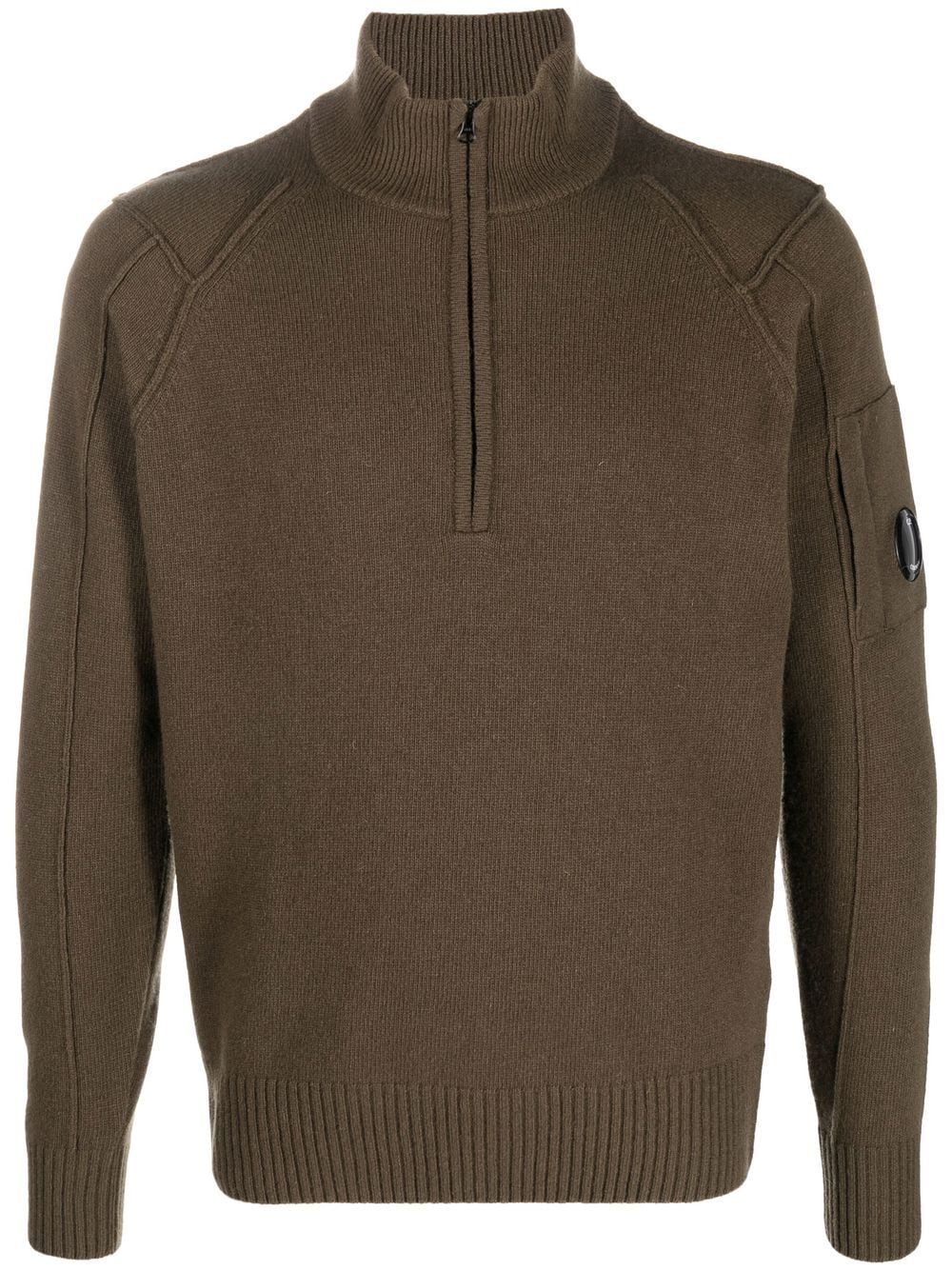 C.P. Company Pullover mit Reißverschluss - Grün von C.P. Company