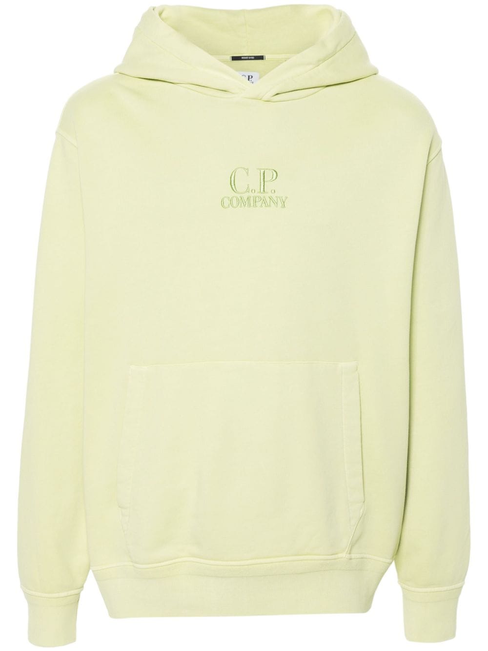 C.P. Company Hoodie mit Logo-Stickerei - Grün von C.P. Company