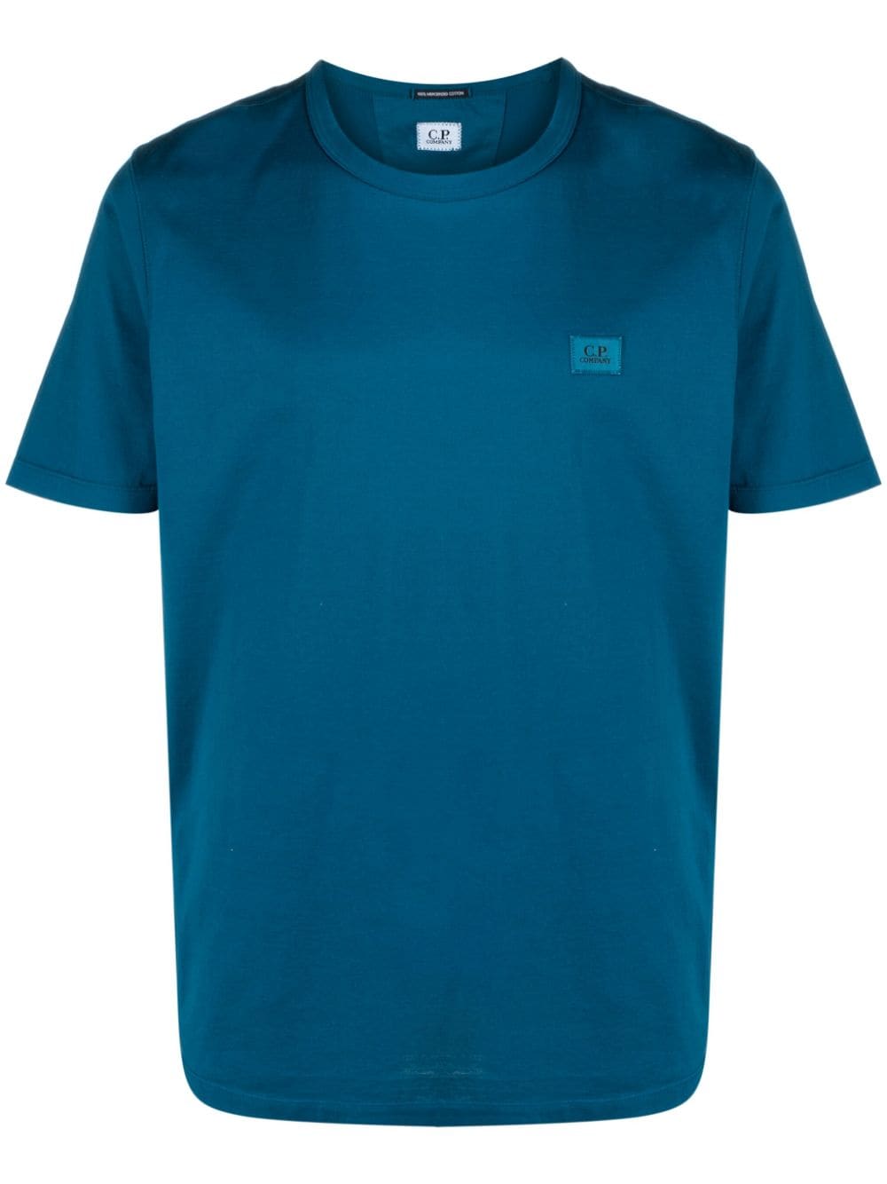 C.P. Company T-Shirt mit Logo-Patch - Blau von C.P. Company