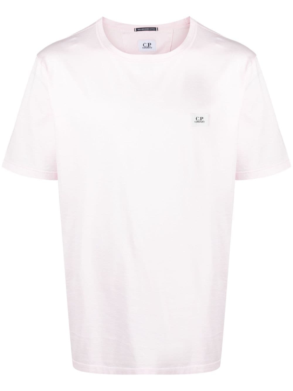 C.P. Company T-Shirt mit Logo-Patch - Rosa von C.P. Company