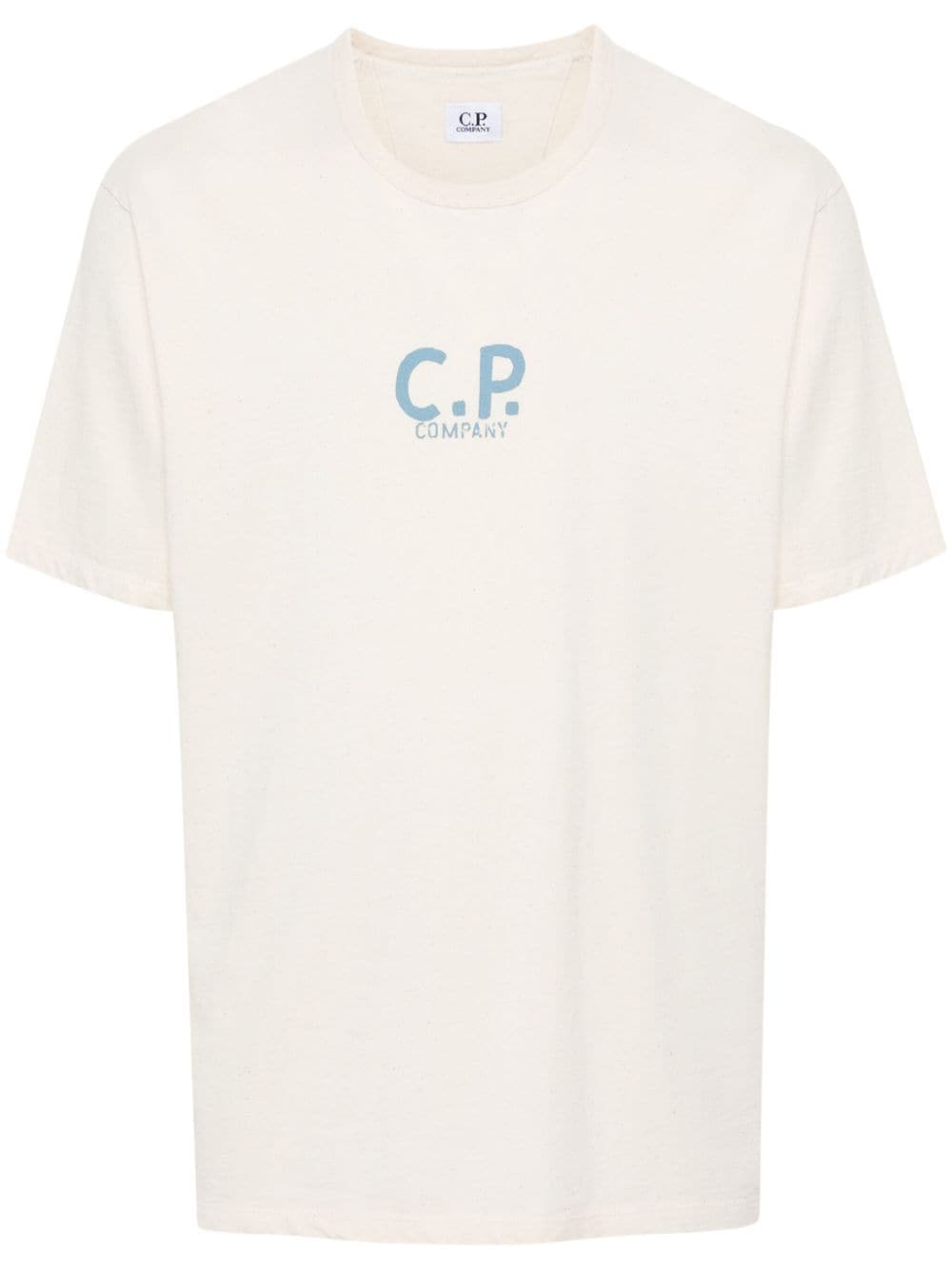 C.P. Company T-Shirt mit Logo-Print - Nude von C.P. Company