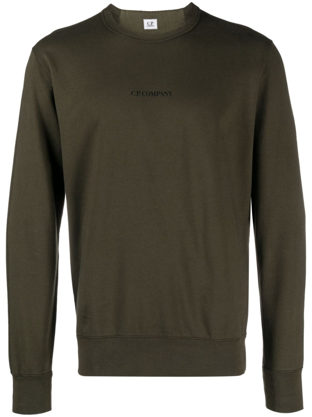 C.P. Company Sweatshirt mit Logo-Print - Grün von C.P. Company