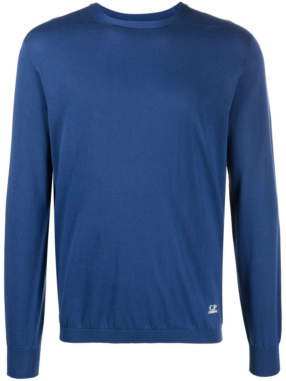 C.P. Company Sweatshirt mit Logo-Print - Blau von C.P. Company