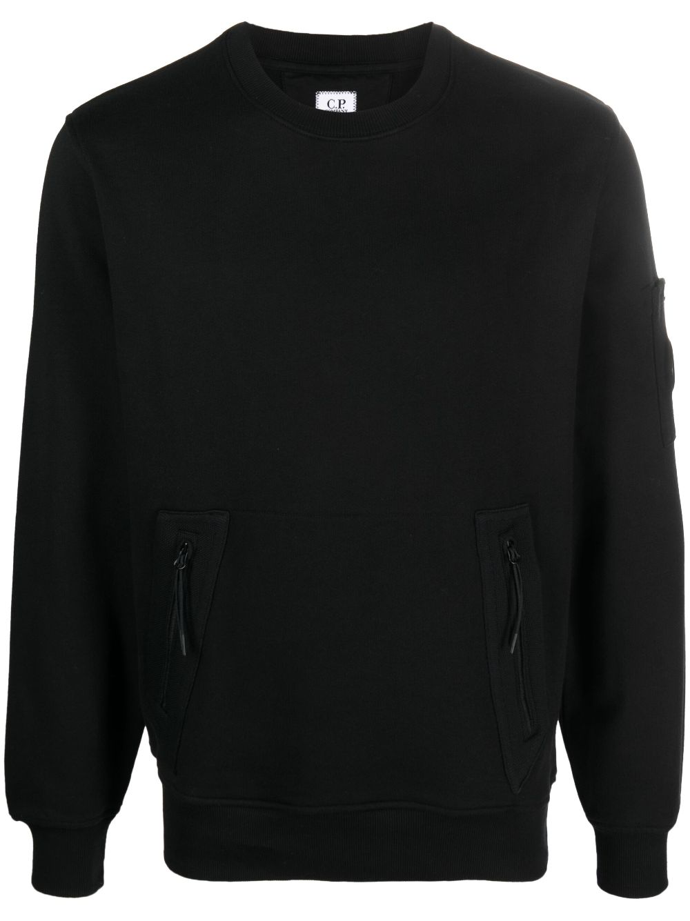 C.P. Company Sweatshirt mit Ärmel-Tasche - Schwarz von C.P. Company