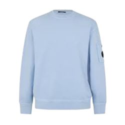 C.p. Company Blauer Rundhals Sweatshirt von C.P. Company