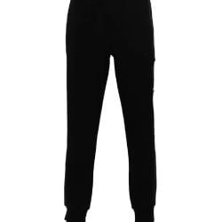 C.p. Company Schwarze Diagonal-raised Fleece Sweatpants von C.P. Company