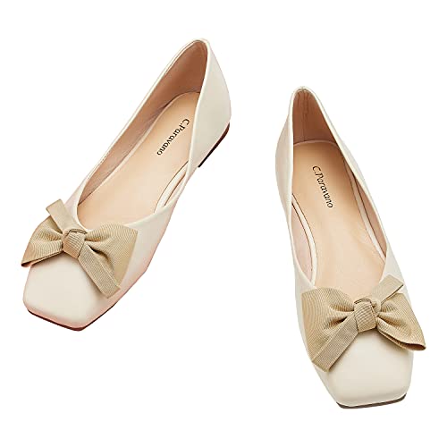 C.Paravano Damen Schuhe Ballerinas Damen Flache Schuhe Für Damen Ballerinas Damen Elegant (Weiß,41) C.Paravano Damen Schuhe Ballerinas Damen Flache Schuhe Für Damen Ballerinas Damen Elegant (Weiß,41) von C.Paravano
