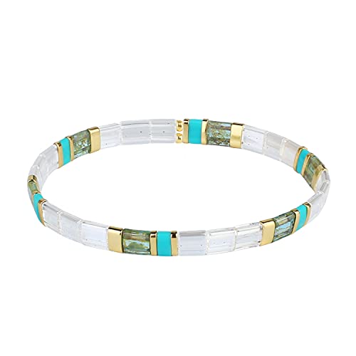 C·QUAN CHI Frauen Charme Armbänder Mixed Tila Perlen Armbänder Stretch Armbänder Große Handgemachte Geschenke 03H C·QUAN CHI Frauen Charme Armbänder Mixed Tila Perlen Armbänder Stretch Armbänder Große Handgemachte Geschenke 03H von C·QUAN CHI