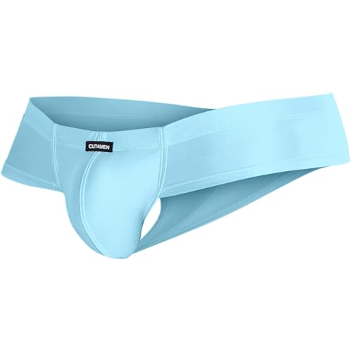 Cut4Men Unterwäsche Spandex Hybrid Cheeky Brief 1er Pack, aqua, S Cut4Men Unterwäsche Spandex Hybrid Cheeky Brief 1er Pack, aqua, S von C4M CUT FOR MEN