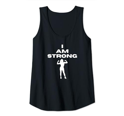 Damen Ich bin stark — Stärkendes Affirmationsdesign Tank Top von C73Design