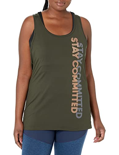C9 Champion Damen Graphic Tank T-Shirt, flaschengrün, Groß von C9 Champion