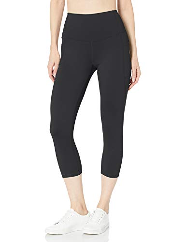 C9 Champion Damen High Waist Capri Leggings, ebenholz, Groß von C9 Champion