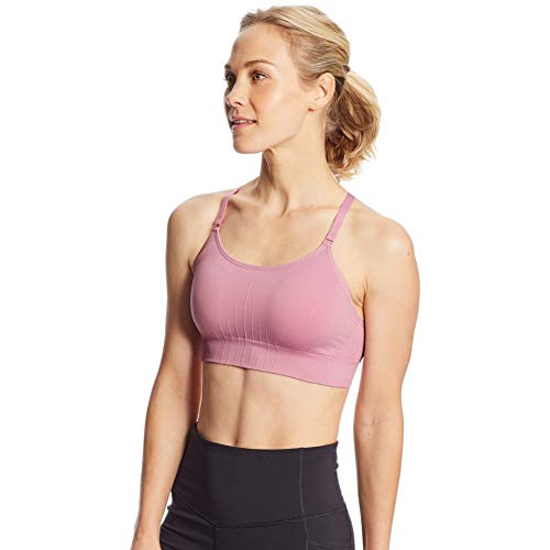 C9 Champion Damen Medium Support Nahtlose Cami Sport-BH, Elegantes Mauve, X-Large von C9 Champion