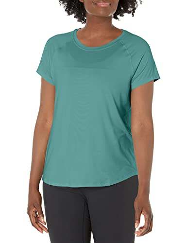 C9 Champion Damen Soft Tech T-Shirt, Aqua Tonic, X-Groß von C9 Champion