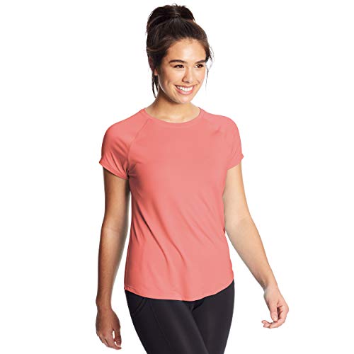 C9 Champion Damen Soft Tech T-Shirt, Rose Ranch Pink, Groß von C9 Champion