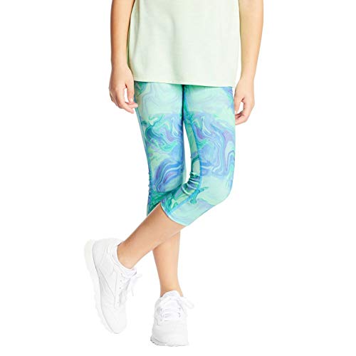 C9 Champion Mädchen Capri Leggings, Multi Marmorgrün, Mittel von C9 Champion