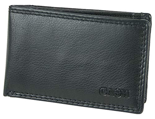 CA$H - Mini-Geldbörse aus Leder - extra kleines Herren Portemonnaie - Schwarz CA$H - Mini-Geldbörse aus Leder - extra kleines Herren Portemonnaie - Schwarz von CA$H