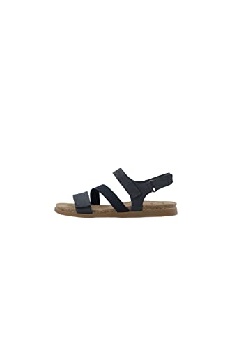 CA'SHOTT A/S Damen CASALICE Velcro Elastic Nubuck Flat Sandal, Marine, 38 EU CA'SHOTT A/S Damen CASALICE Velcro Elastic Nubuck Flat Sandal, Marine, 38 EU von CA'SHOTT A/S