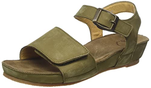 CA'SHOTT A/S Damen CASAVA Buckle Nubuck Sandal, Olive, 38 EU von CA'SHOTT A/S