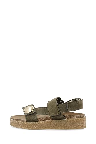 CA'SHOTT A/S Damen CASDAGMAR Sporty Suede Sandal, Olive, 37 EU von CA'SHOTT A/S