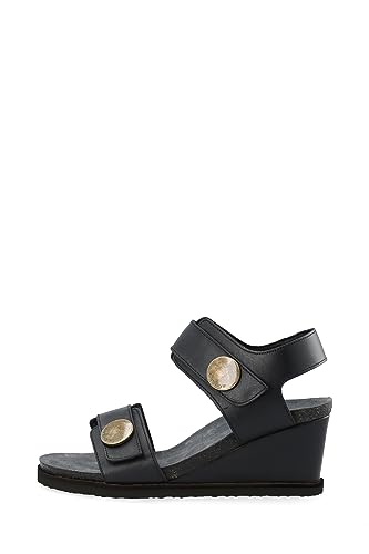 CA'SHOTT A/S Damen CASDITTE 61201211 Velcro Sandal Leather Keilsandale, Black, 37 EU von CA'SHOTT A/S