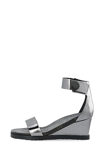 CA'SHOTT A/S Damen CASDITTE 61201213 High Cut Sandal Leather Keilsandale, Grey Metallic, 40 EU von CA'SHOTT A/S