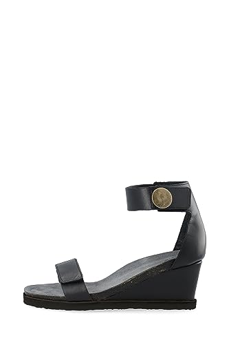 CA'SHOTT A/S Damen CASDITTE 61201214 High Cut Leather Flache Sandale, Schwarz, 38 EU von CA'SHOTT A/S