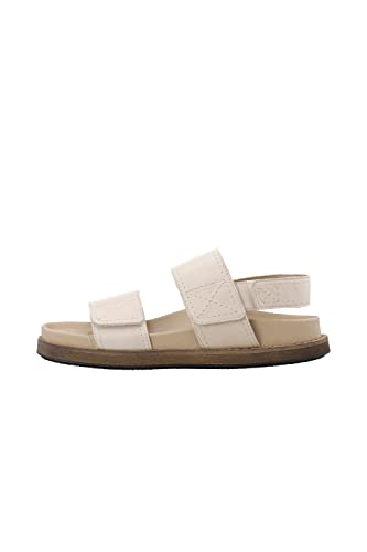 CA'SHOTT A/S Damen CASKIMMI Velcro Leather Flat Sandal, Beige, 39 EU von CA'SHOTT A/S