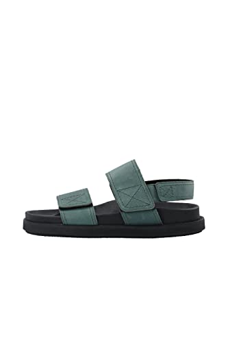 CA'SHOTT A/S Damen CASKIMMI Velcro Leather Flat Sandal, Bottle Green, 38 EU von CA'SHOTT A/S