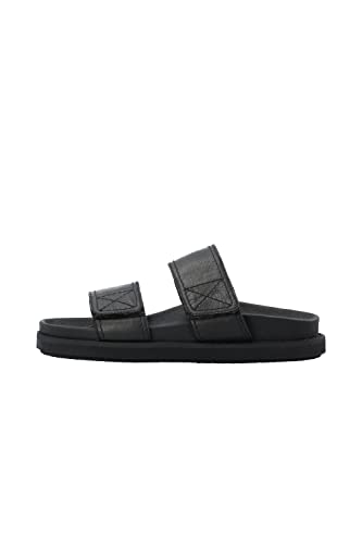 CA'SHOTT A/S Damen CASKIMMI Velcro Leather Slide Sandal, Black, 38 EU von CA'SHOTT A/S