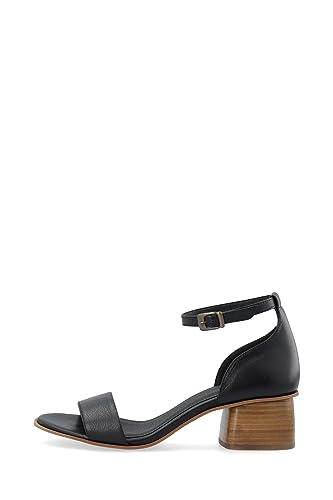 CA'SHOTT A/S Damen CASSTINA 61201252 Ankle Strap Leather Sandale mit Absatz, Black, 37 EU von CA'SHOTT A/S