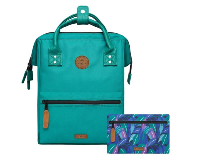 CABAIA Rucksack Adventurer Medium Kampala (Set, 3-tlg., inkl. 2 auswechselbaren Vordertaschen), Tagesrucksack mit austauschbaren Vordertaschen von CABAIA