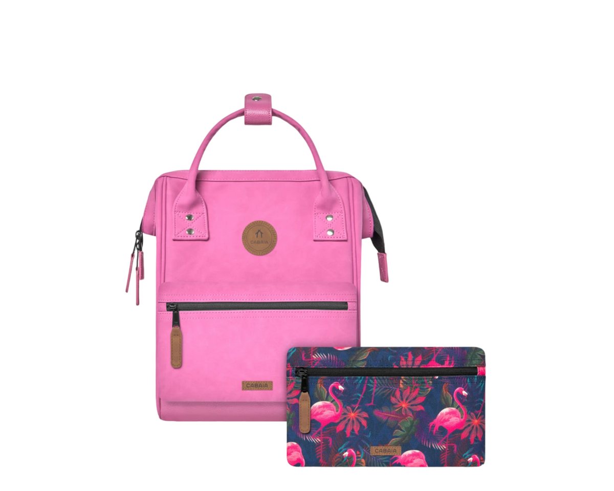 CABAIA Rucksack Nantes (Set, 3-tlg., inkl. 2 auswechselbaren Vordertaschen), Tagesrucksack mit austauschbaren Vordertaschen von CABAIA