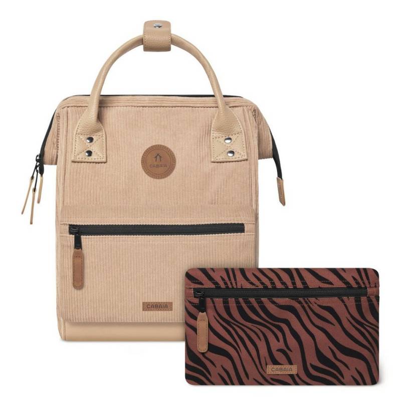 CABAIA Rucksack Recycled Velvet Backpack (Set, 3-tlg) von CABAIA