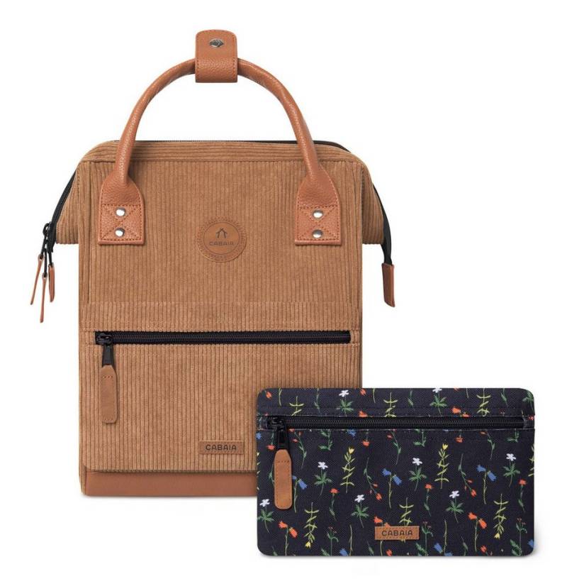 CABAIA Rucksack Recycled Velvet Backpack (Set, 3-tlg) von CABAIA
