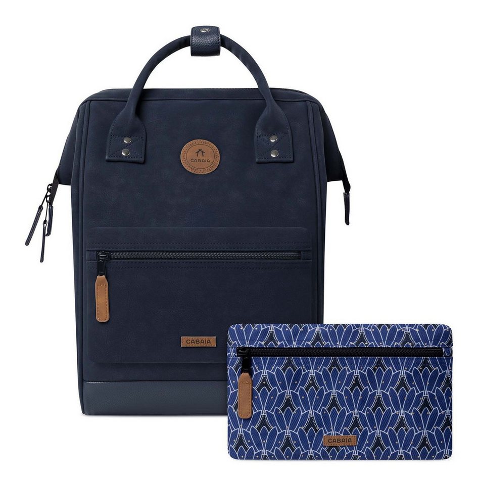CABAIA Rucksack Vegan Nubuck Backpack (Set, 3-tlg) von CABAIA