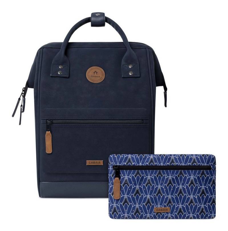 CABAIA Rucksack Vegan Nubuck Backpack (Set, 3-tlg) von CABAIA