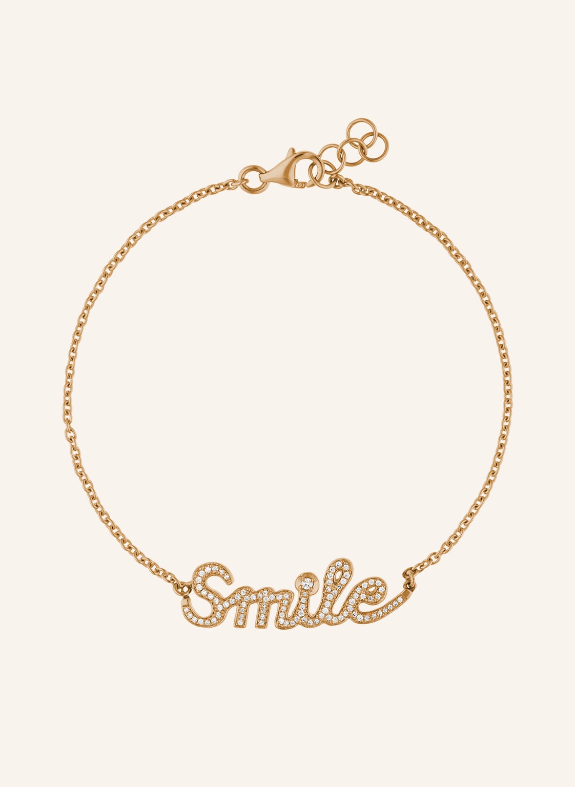 Cada Armband Smile rosegold von CADA