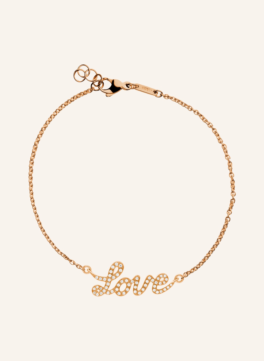 Cada Armband Tiny Love rosegold von CADA