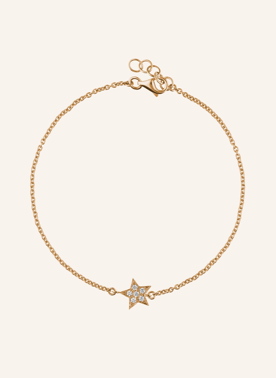 Cada Armband Tiny Star rosegold von CADA