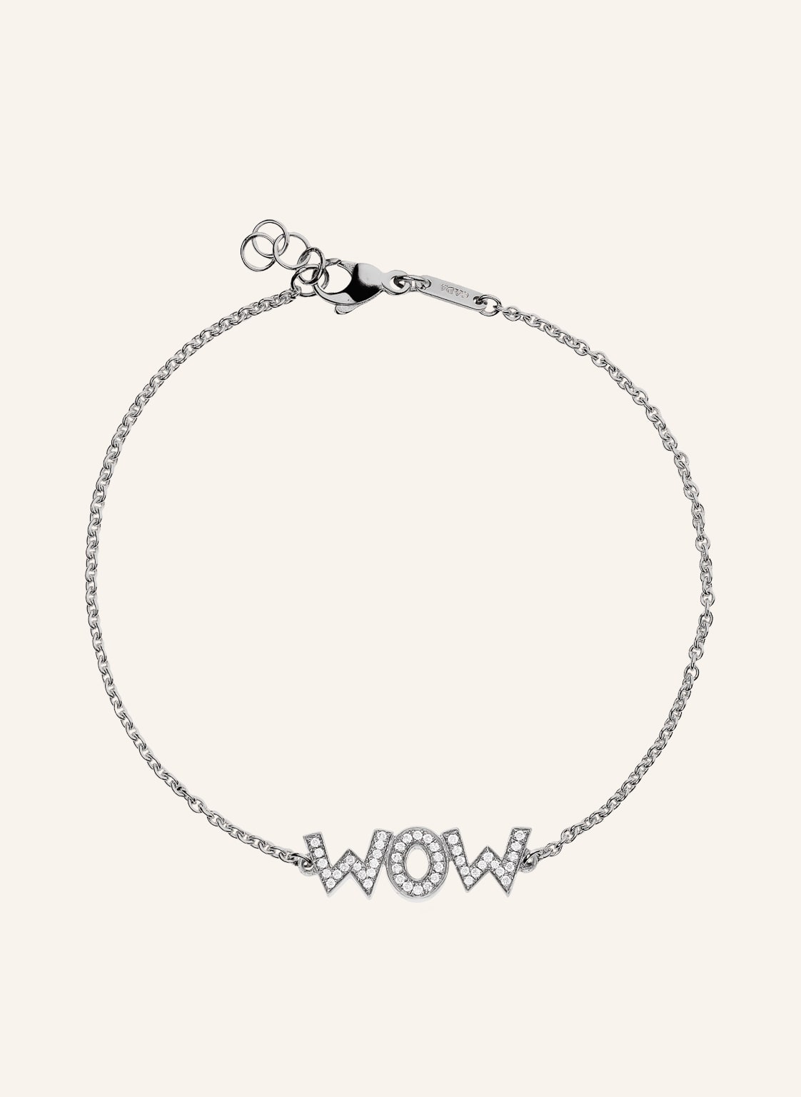 Cada Armband Wow Mom silber von CADA