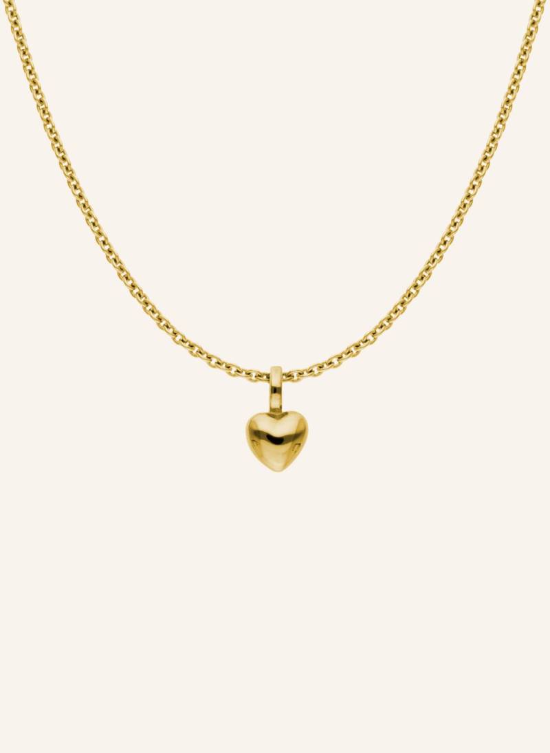 Cada Kette Round Tiny Heart gold von CADA