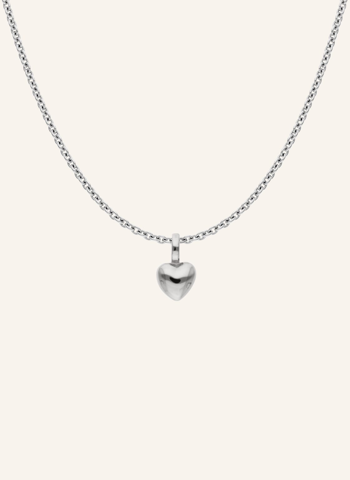 Cada Kette Round Tiny Heart silber von CADA