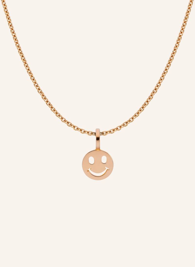 Cada Kette Tiny Smiling Face rosegold von CADA