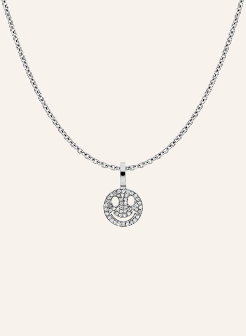 Cada Kette Tiny Smiling Face silber von CADA
