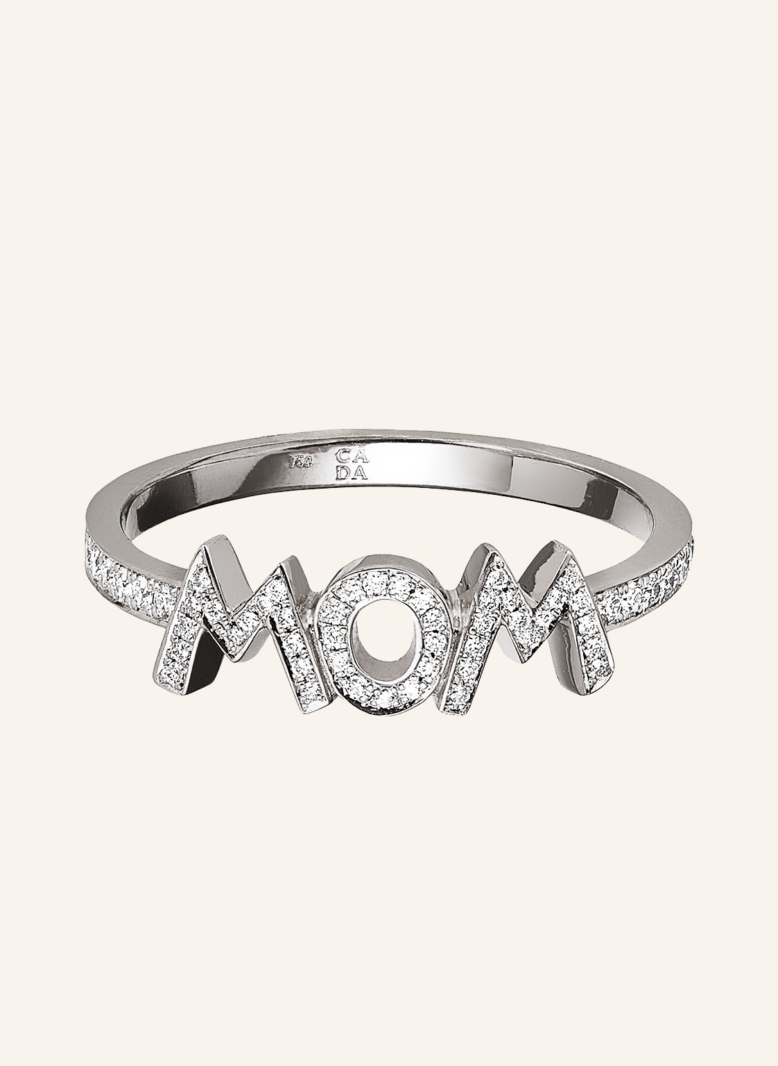 Cada Ring Wow Mom silber von CADA