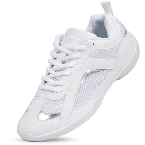 CADIDL Cheer Shoes Damen Weiß Cheerleading Tanzschuhe, Ch03-weiß, 40 EU von CADIDL